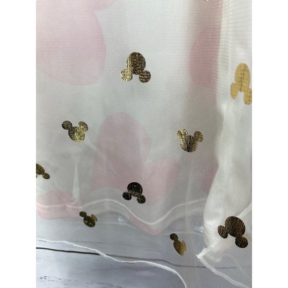 Disney Minnie Mouse Toddler Girl's Valentine's Day Foil Hearts Nightgown, Gown 3 - Picture 6 of 8
